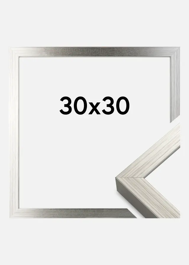 Galleri 1 Rahmen Falun Acrylglas Silber 30x30 cm