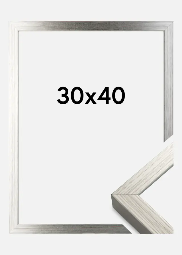Galleri 1 Rahmen Falun Acrylglas Silber 30x40 cm