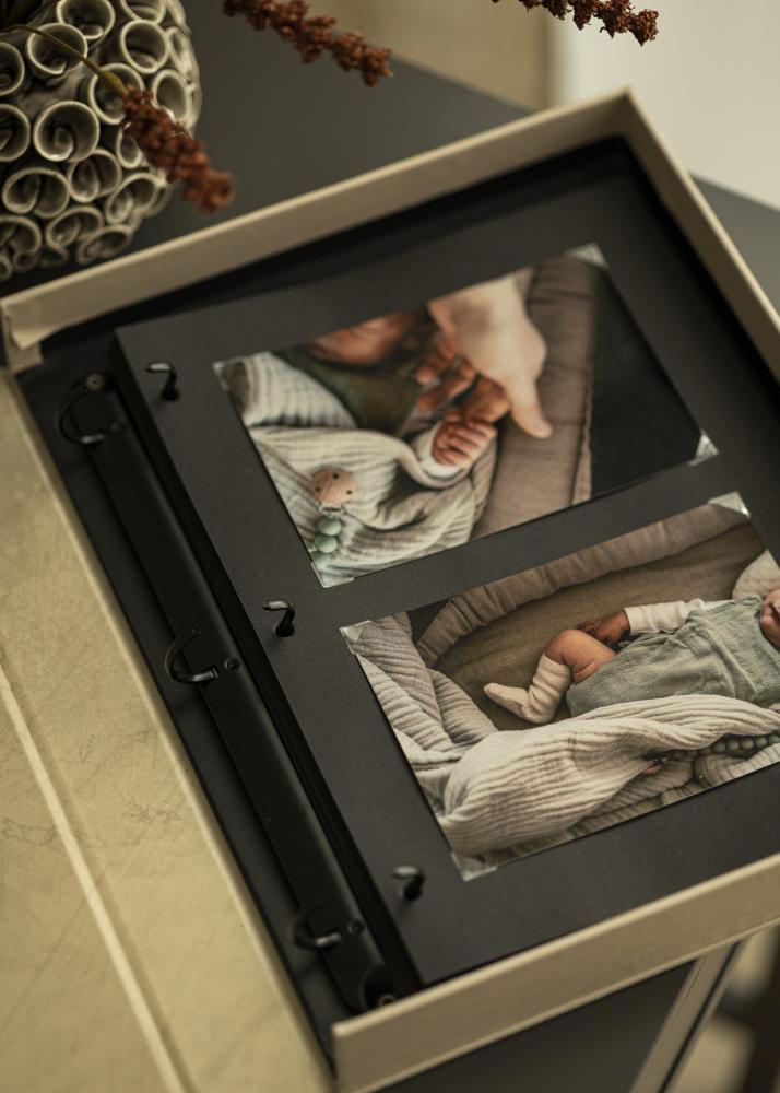 KAILA Albumseiten für KAILA Coffee Table Photo Album XL - 10er-Pack Schwarz