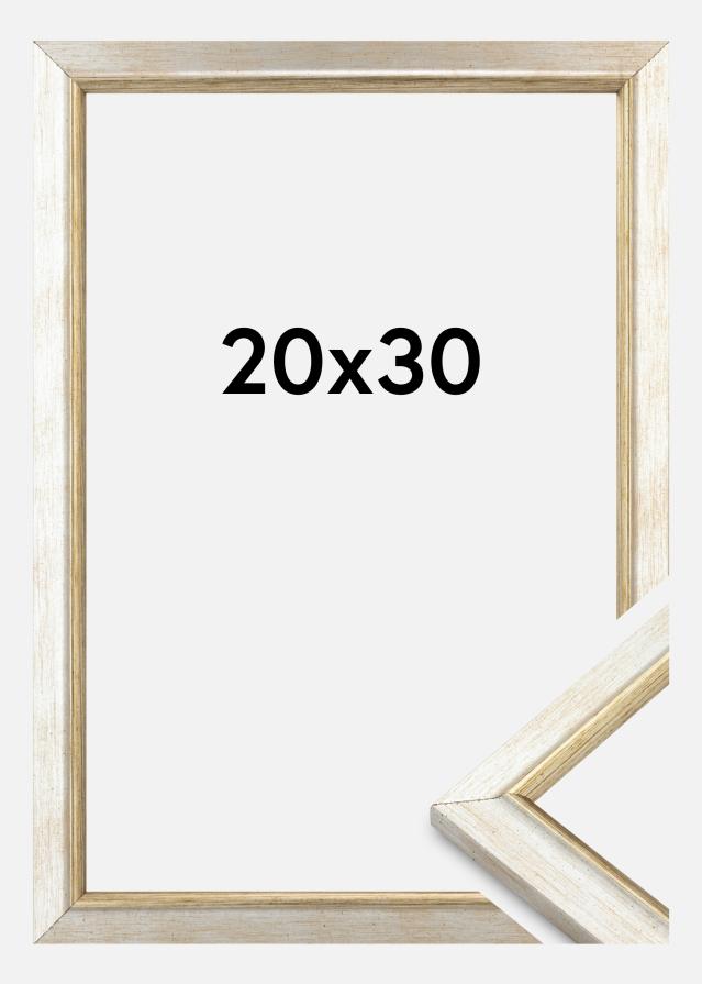 Jämtlands Ramfabrik Rahmen Marisa Acrylglas Silber 20x30 cm