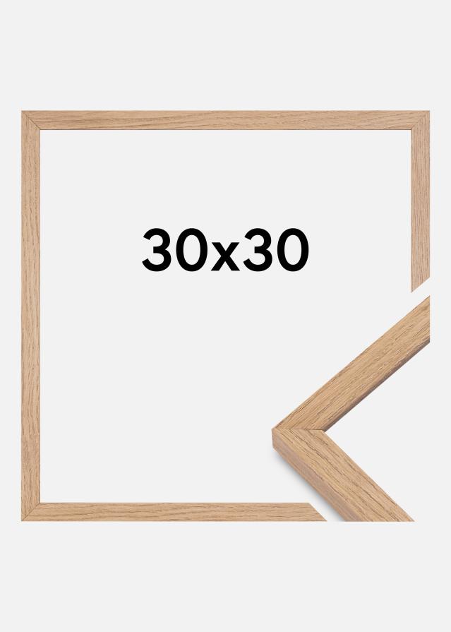Mavanti Bilderrahmen Montgomery Matt Antireflexglas Eiche 30x30 cm