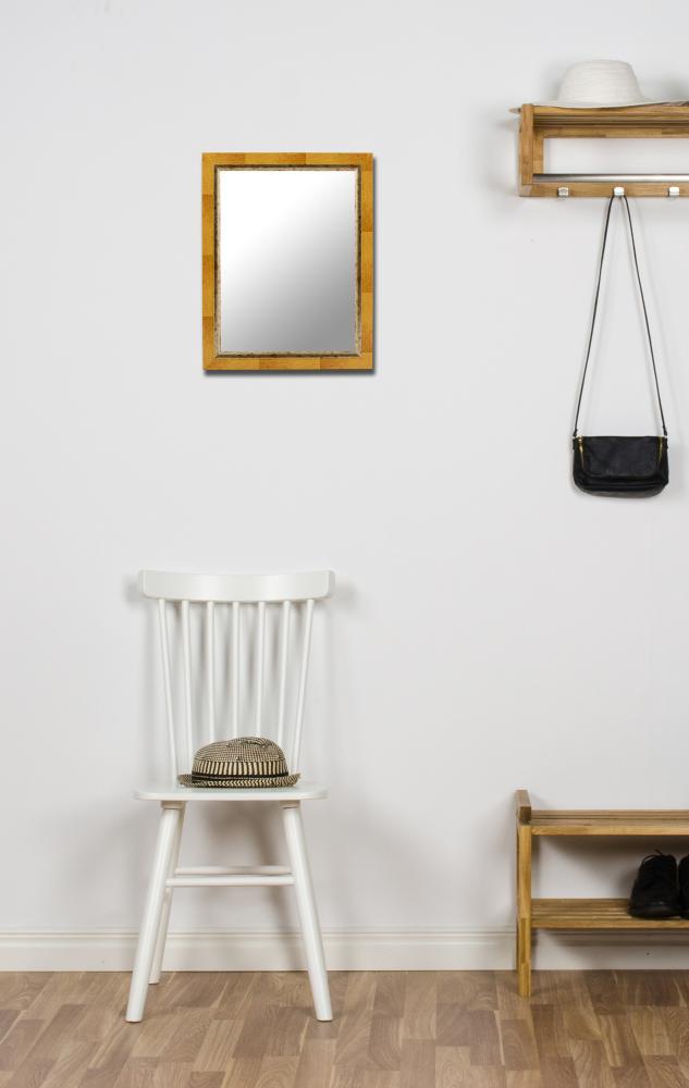 Ramverkstad Spegel Färila Guld - Egna mått