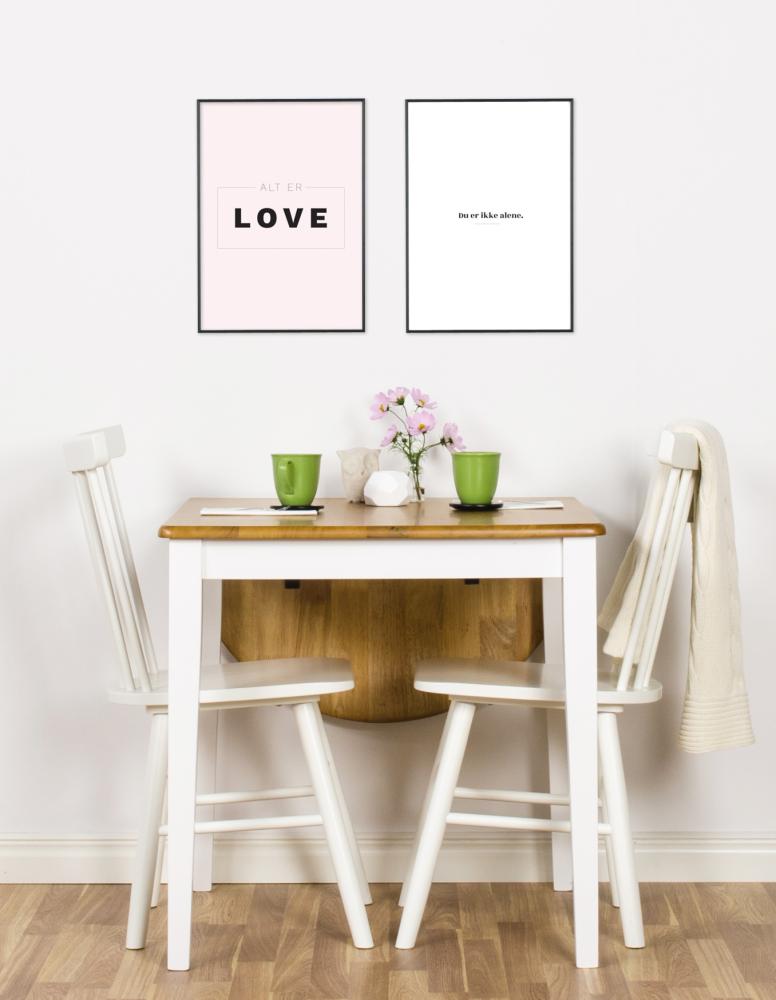 Bildverkstad Zitat - Skam - Alt er love - Rosa Poster