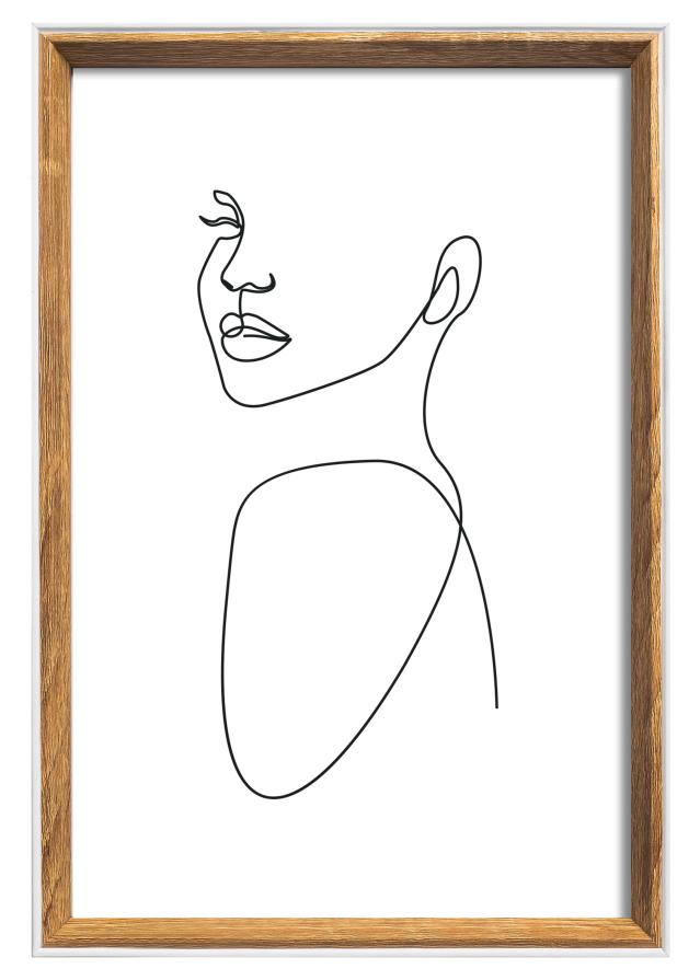 Walther Rahmen Silhouette Nussbaum 20x30 cm