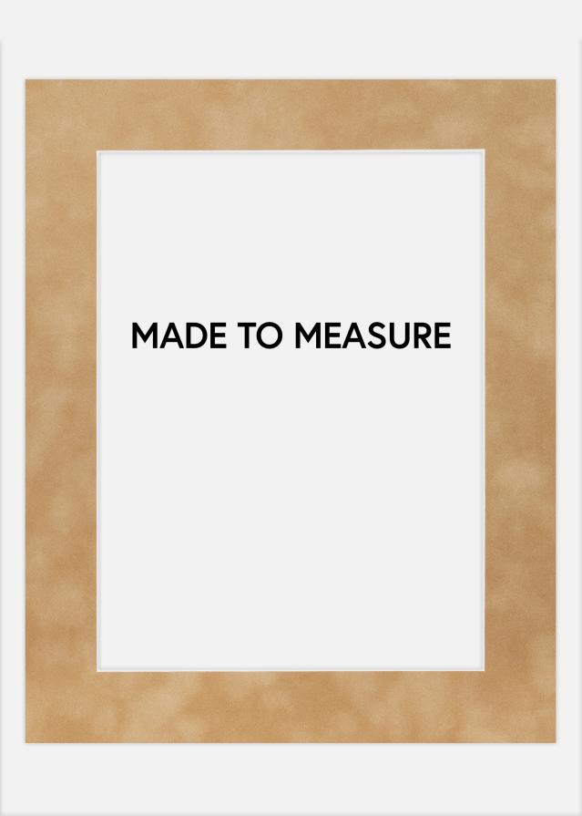 Egen tillverkning - Passepartouter Passepartout Suede Thicket - Maßanfertigung (Weißer Kern)