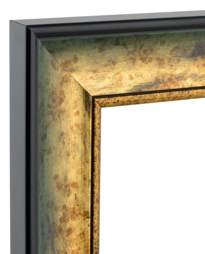 Ramverkstad Spiegel Roxen Gold Meliert - Maßgefertigt