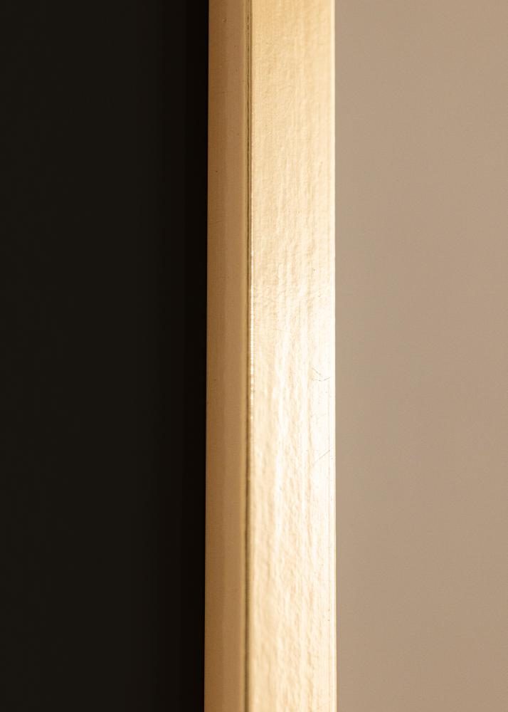 Ram med passepartou Rahmen Trendy Gold 20x30 cm - Passepartout Schwarz 10x20 cm