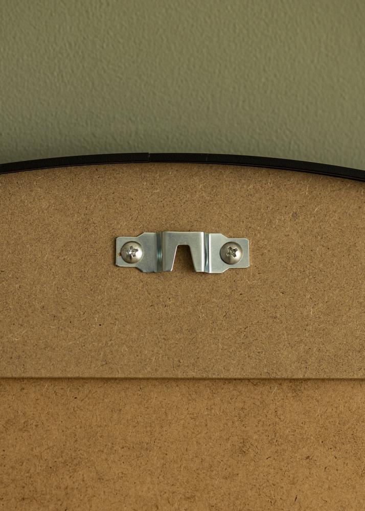 Artlink Spiegel Modern Schwarz 80 cm Ø