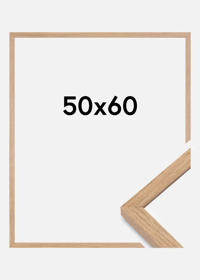 Mavanti Bilderrahmen Montgomery Matt Antireflexglas Eiche 50x60 cm