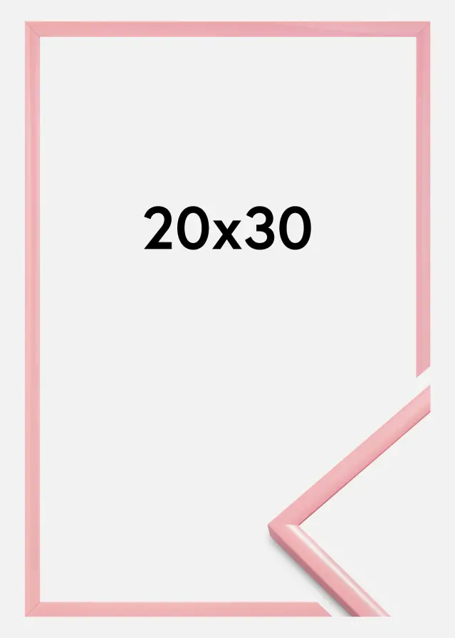 BGA Rahmen New Lifestyle Acrylglas Rosa 20x30 cm