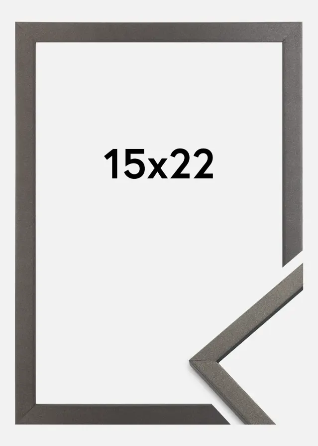 Galleri 1 Rahmen Edsbyn Acrylglas Graphitgrau 15x22 cm