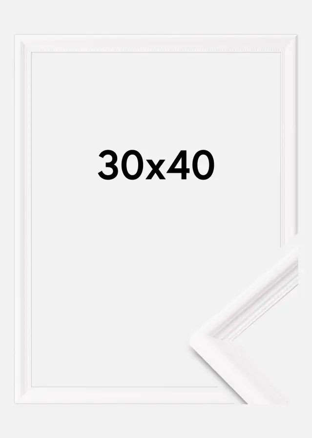 Artlink Rahmen Gala Acrylglas Weiß 30x40 cm