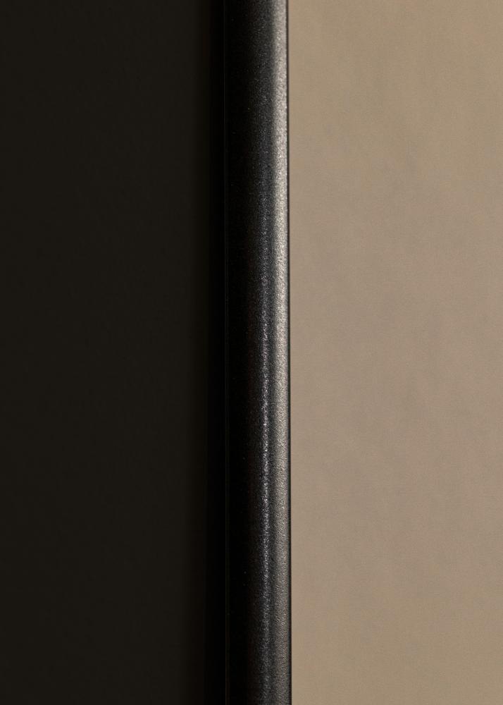 Ram med passepartou Rahmen Visby Weiß 30x40 cm - Passepartout Schwarz 21x30 cm