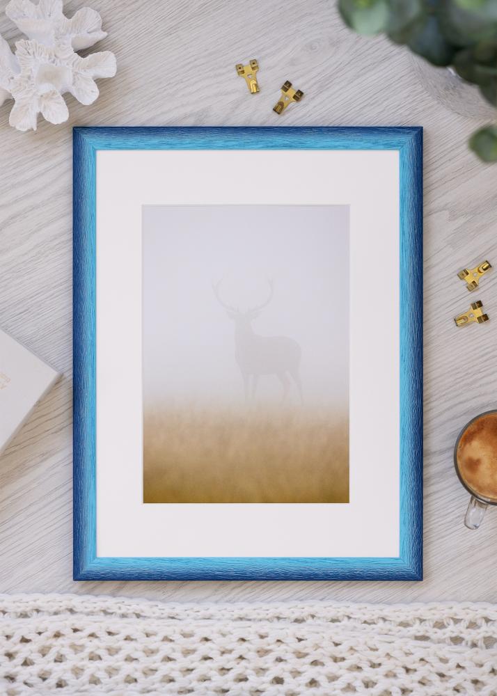 Jämtlands Ramfabrik Rahmen Cornwall Acrylglas Dunkelblau 50x70 cm