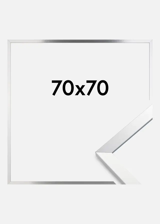 Artlink Rahmen Trendy Acrylglas Silber 70x70 cm