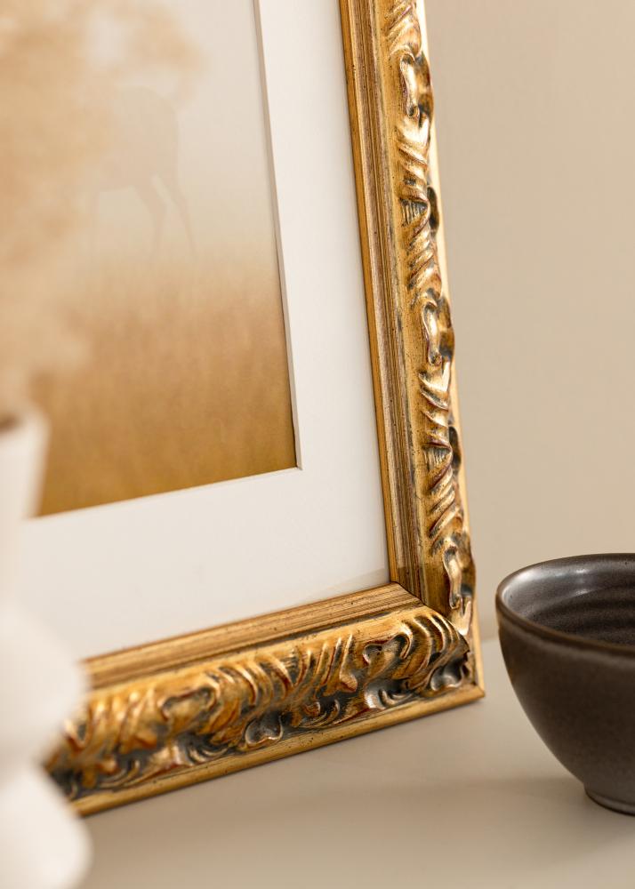 Ramverkstad Rahmen Odin Gold/Rot - Verschiedene Größen