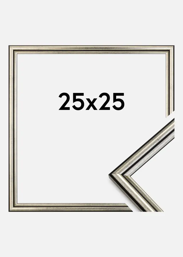 Galleri 1 Rahmen Horndal Acrylglas Silber 25x25 cm