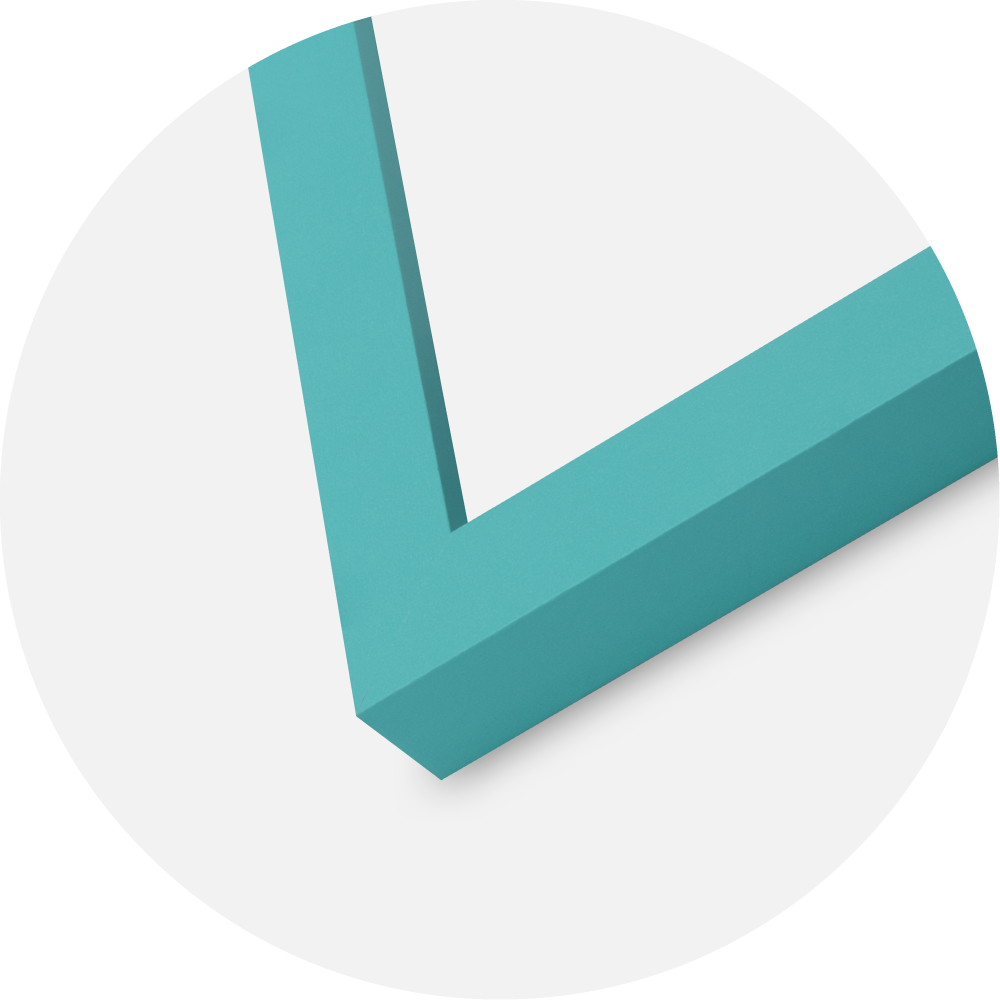 Jämtlands Ramfabrik Rahmen Selection Acrylglas Aqua Blue 30x45 cm