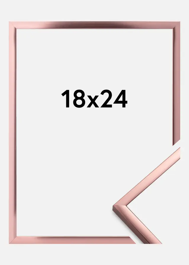 Artlink Rahmen Poster Frame Aluminum Roségold 18x24 cm
