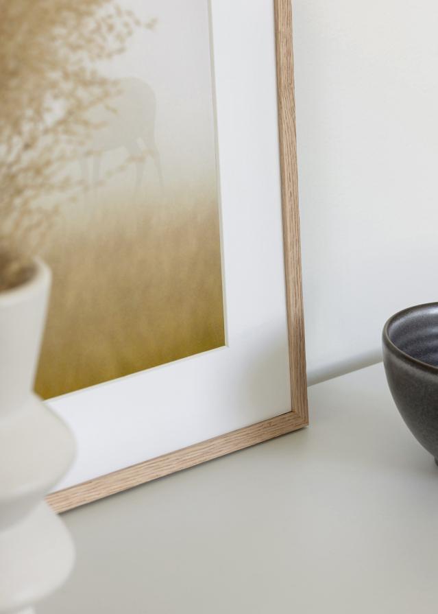 BGA Rahmen Schmale Eiche Acrylglas 15x20 cm