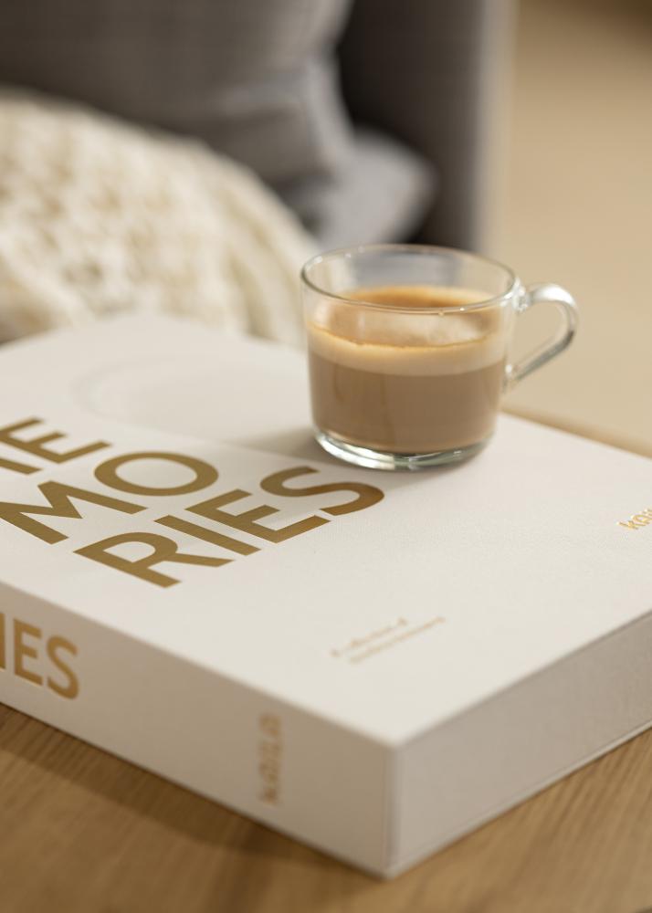 KAILA KAILA MEMORIES Warm Grey XL - Coffee Table Photo Album - 60 Bilder i 10x15 cm