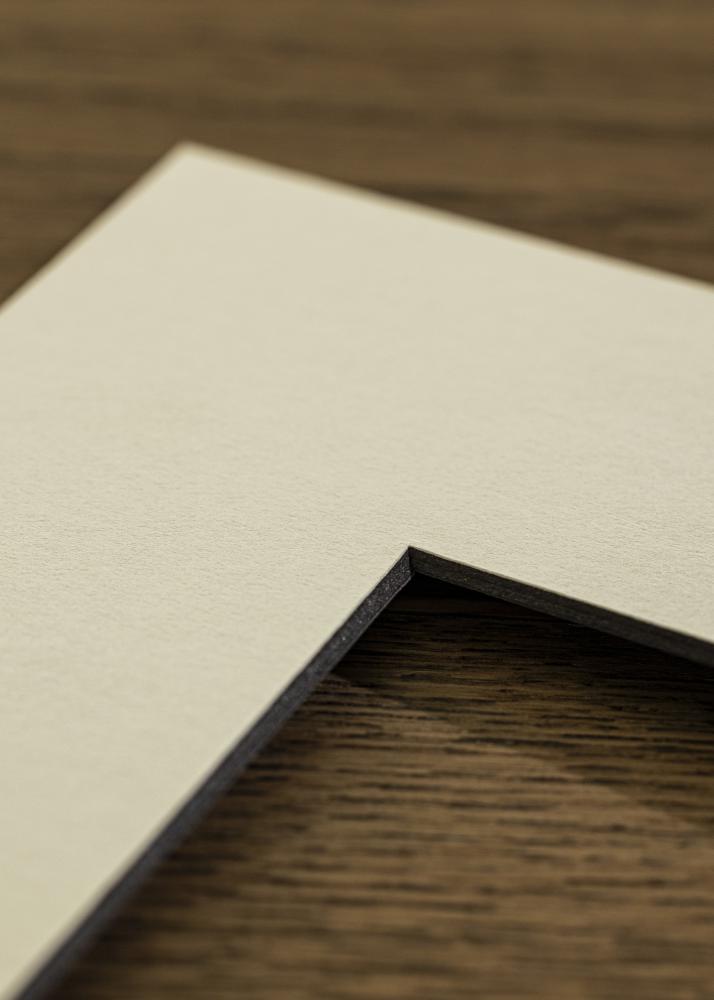 Galleri 1 Passepartout Weiß (schwarzer Kern) 20x25 cm (14x19 cm)