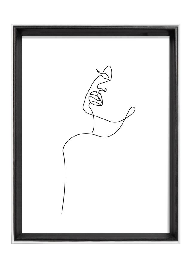 Walther Rahmen Silhouette Schwarz 18x24 cm