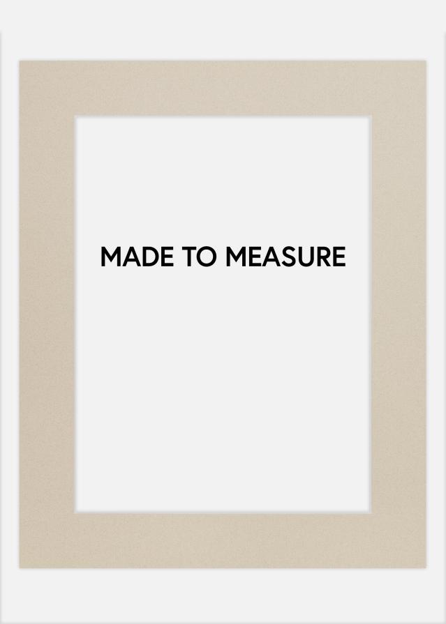 Egen tillverkning - Passepartouter Passepartout Olde Tan Verge 3 mm (Weißer Kern) - Maßanfertigung