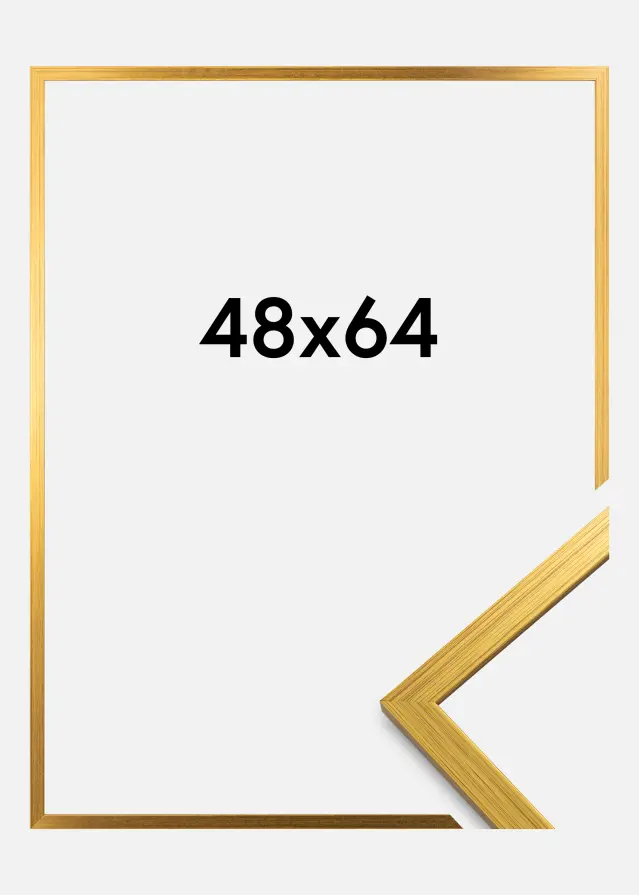 Galleri 1 Rahmen Edsbyn Acrylglas Gold 48x64 cm