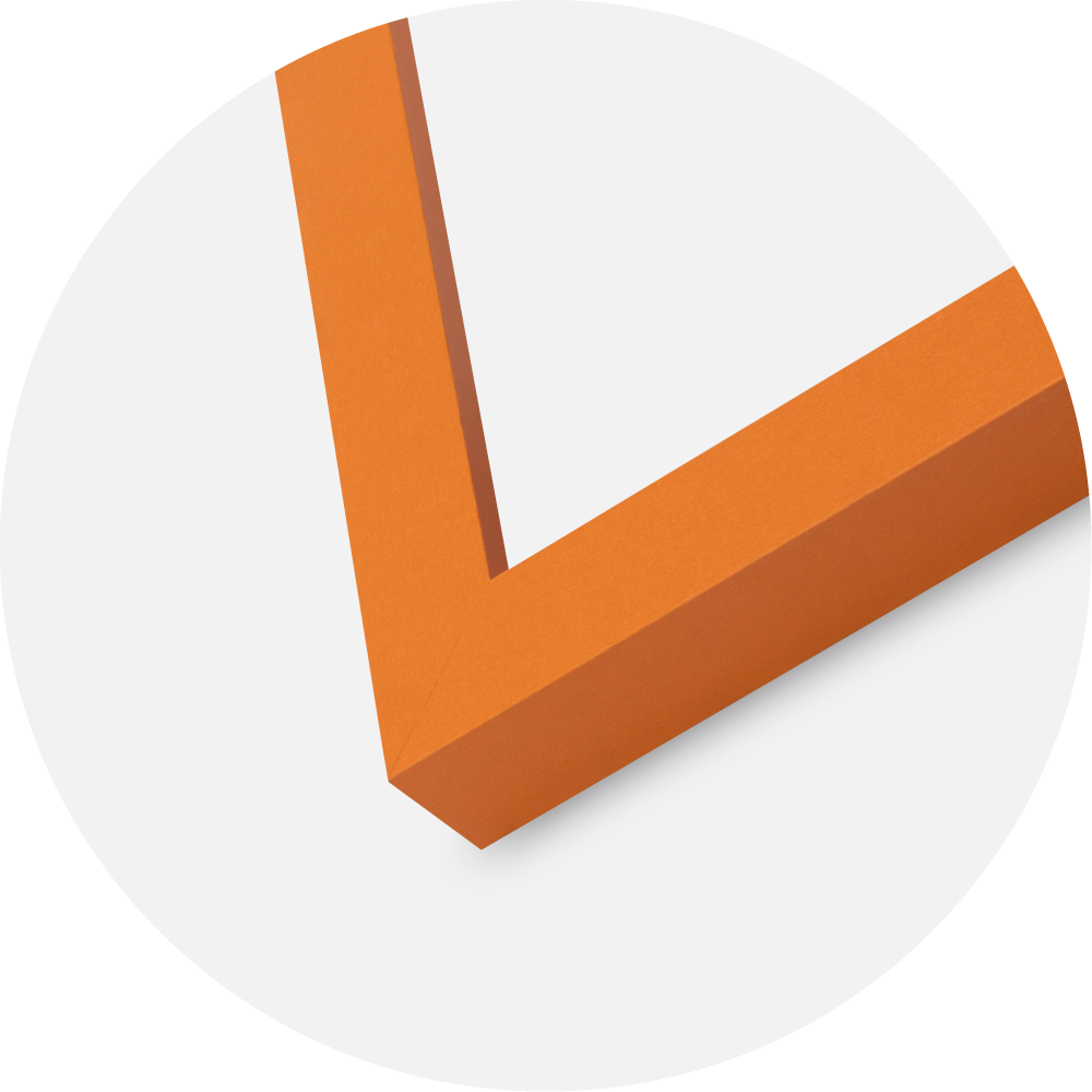 Jämtlands Ramfabrik Rahmen Selection Acrylglas Orange 40x50 cm