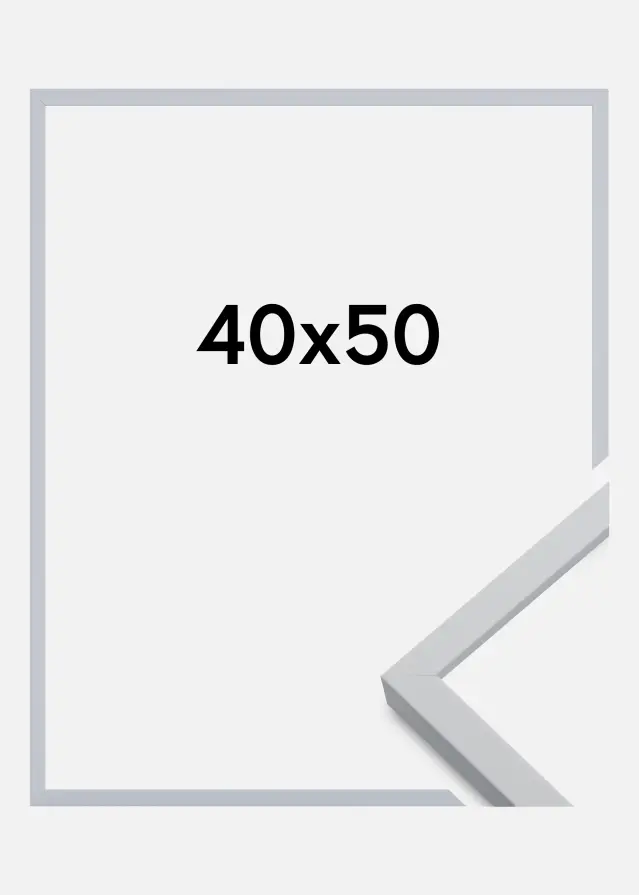 Estancia Rahmen Oslo Acrylglas Weiß 40x50 cm