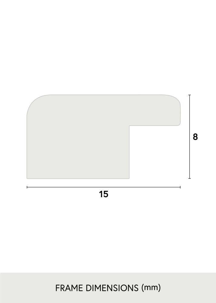 Walther Rahmen Liv Acrylglas Grau 13x18 cm