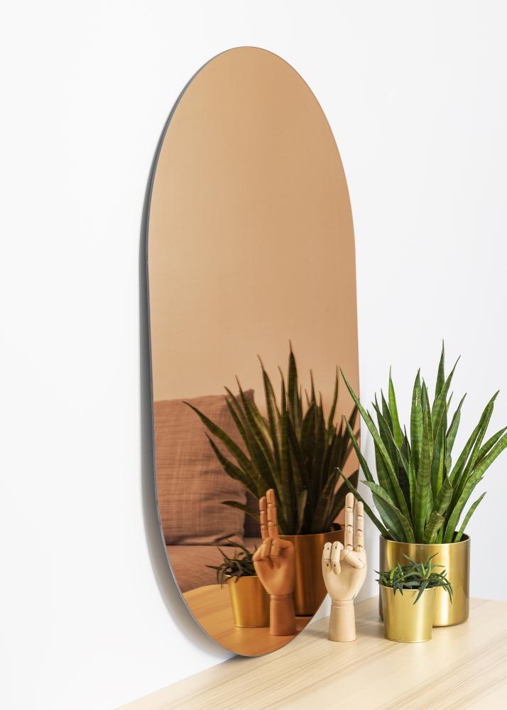 KAILA KAILA Spiegel Oval Rose Gold 70x100 cm