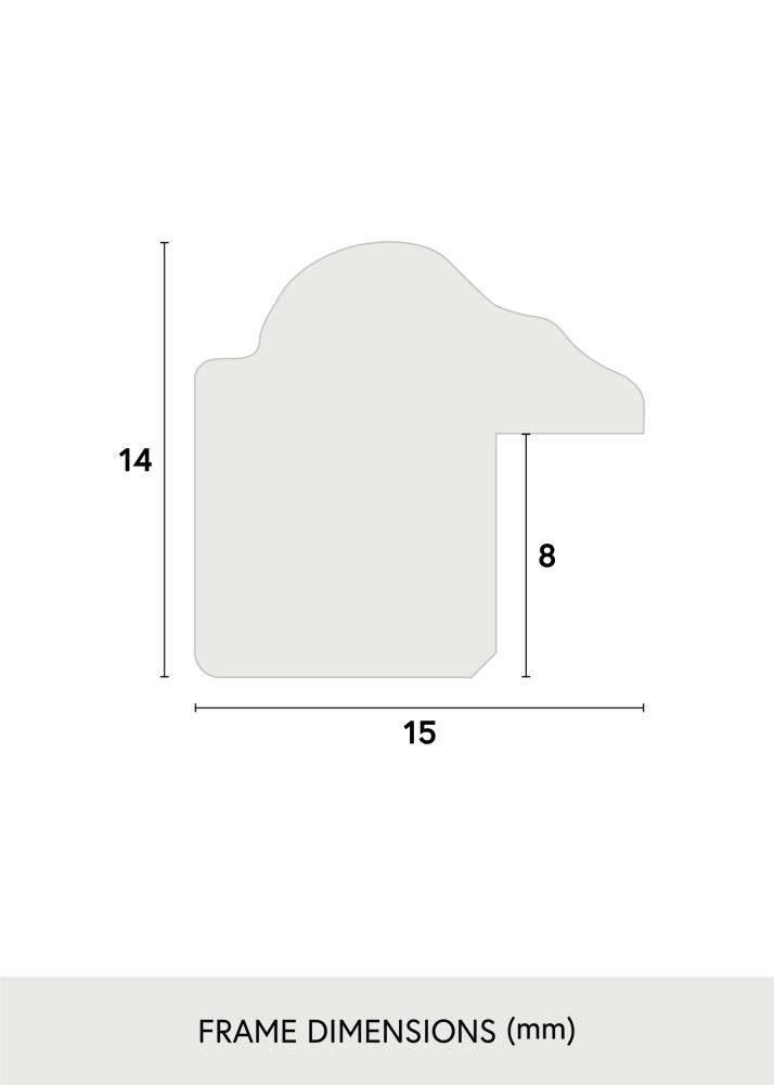 Galleri 1 Rahmen Horndal Acrylglas Silber 9x13 cm