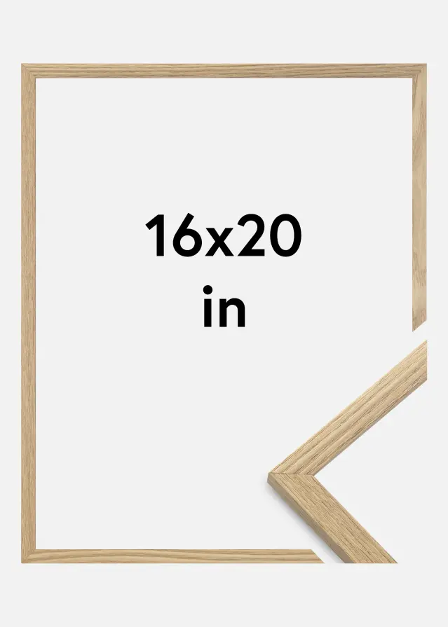 Artlink Rahmen Trendy Acrylglas Eiche 16x20 inches (40,64x50,8 cm)