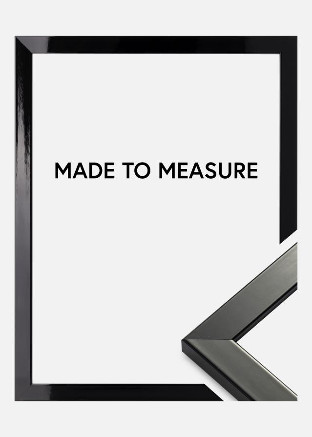 Ramverkstad Rahmen Uppsala Schwarz Hochglänzend - Größe nach Wunsch