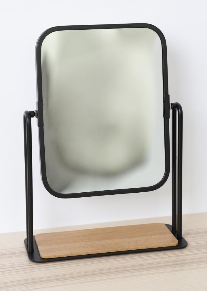 Hübsch Tischspiegel Foot Schwarz