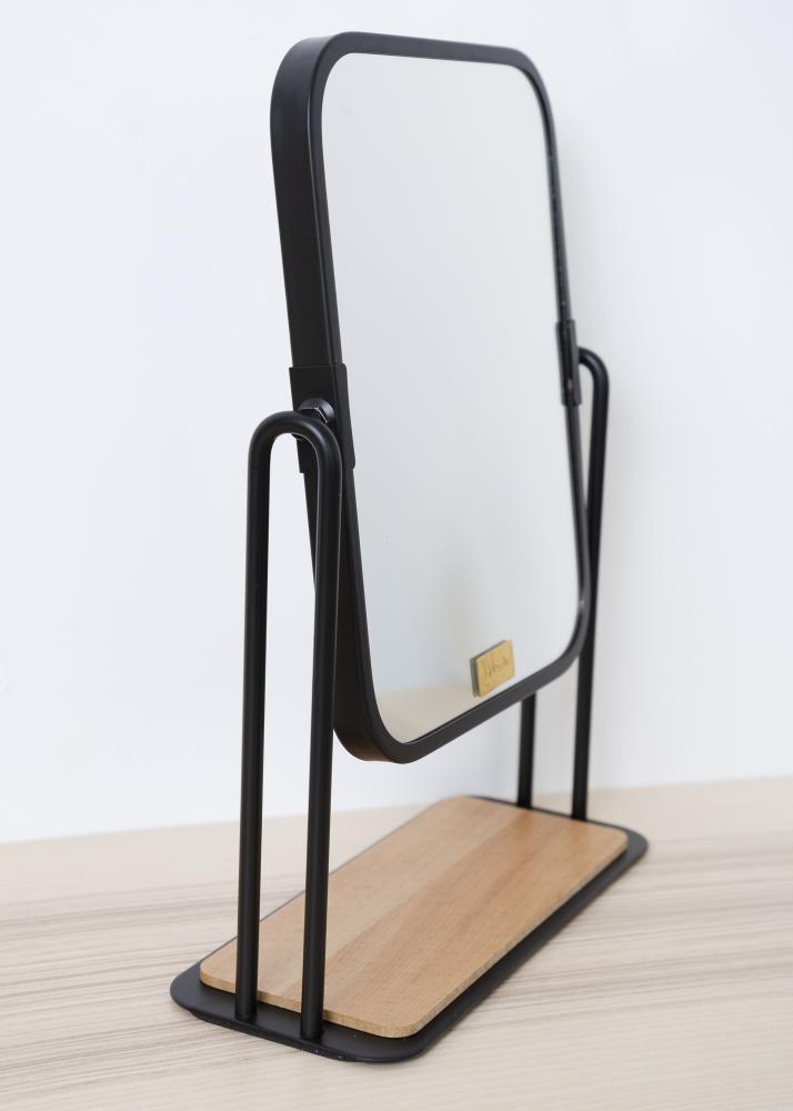 Hübsch Tischspiegel Foot Schwarz