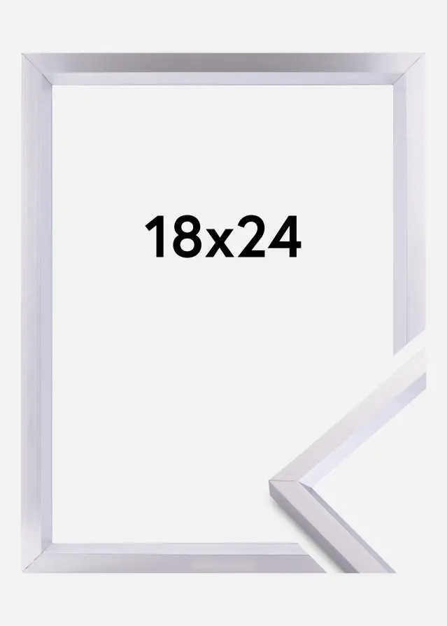 Walther Rahmen Steel Style Silber 18x24 cm