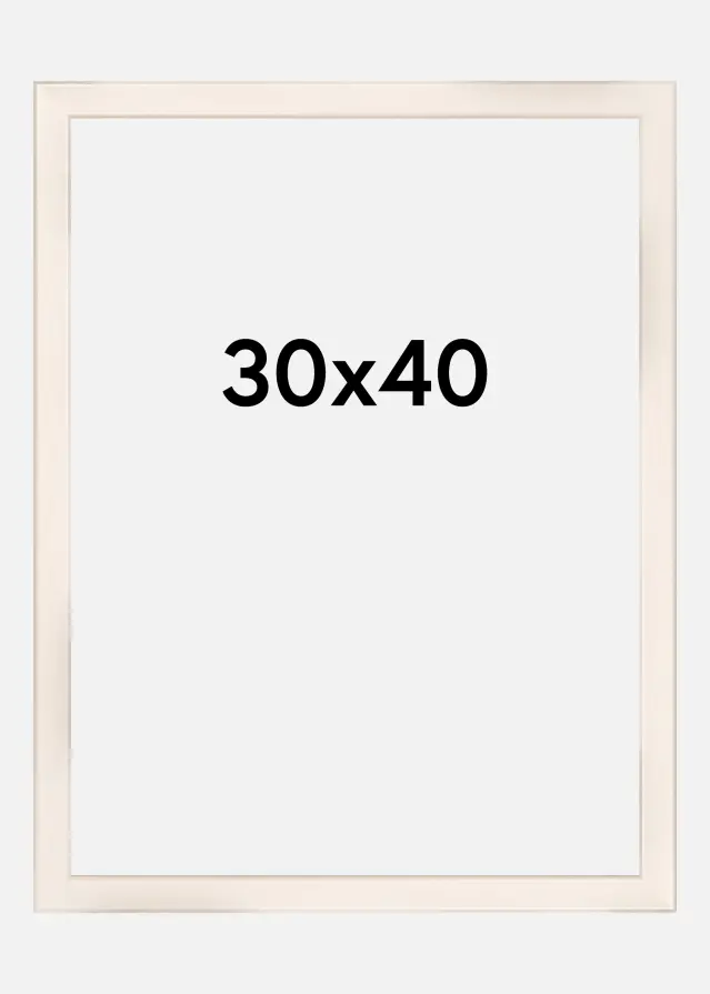  Rahmen Liv Acrylglas Weiß 30x40 cm