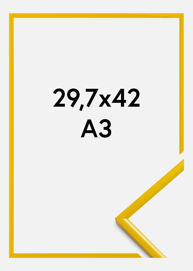 BGA Rahmen New Lifestyle Acrylglas Gelb 29,7x42 cm (A3)