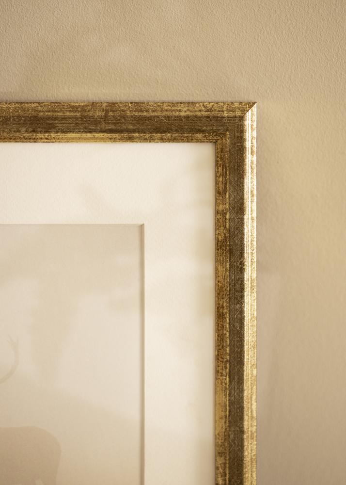 Ramverkstad Rahmen Nyhyttan Antik Gold - Größe nach Wunsch