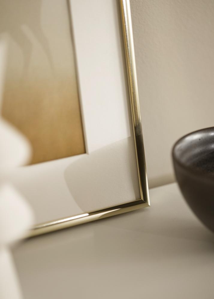 Estancia Rahmen Aluminium Acrylglas Gold Glänzend 40x50 cm