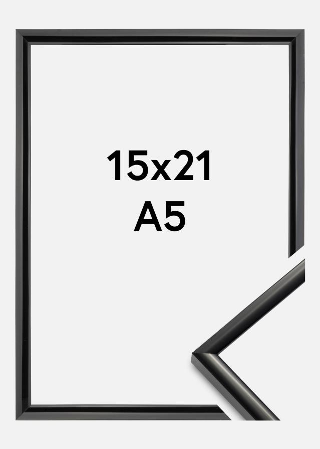 BGA Rahmen New Lifestyle Schwarz 15x21 cm (A5)