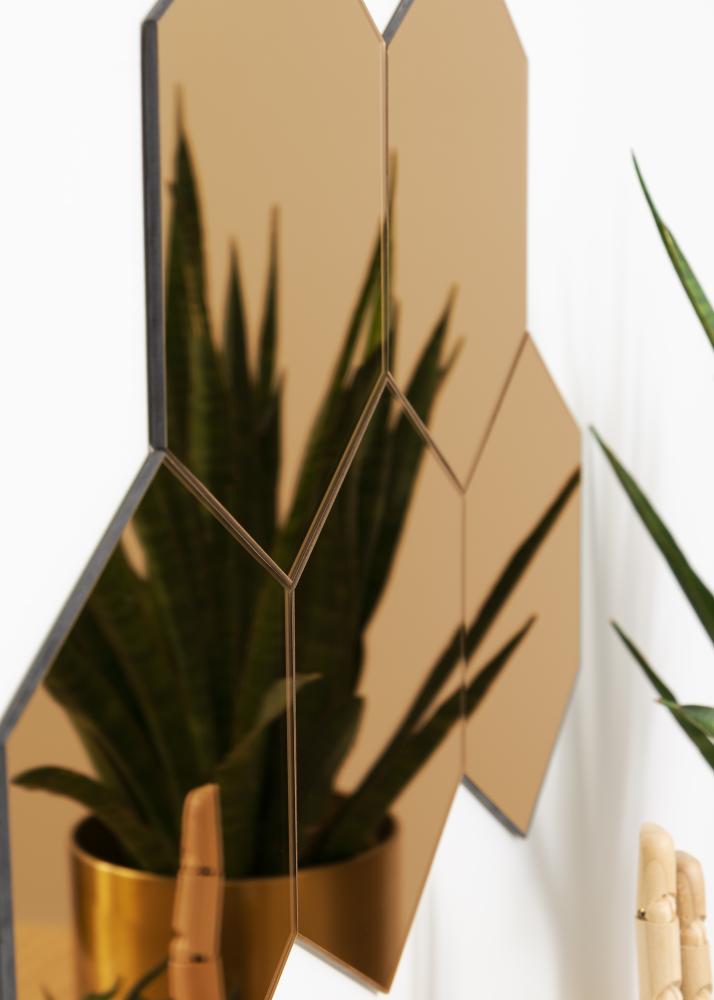 KAILA KAILA Spiegel Hexagon Rose Gold 18x21 cm - 5er-Pack