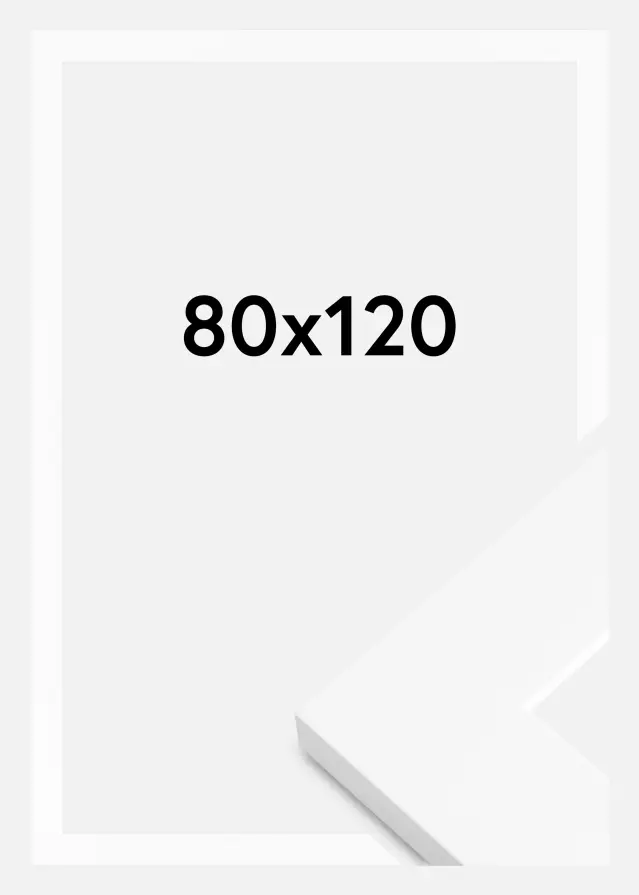 Galleri 1 Rahmen Härjedalen Acrylglas Weiß 80x120 cm