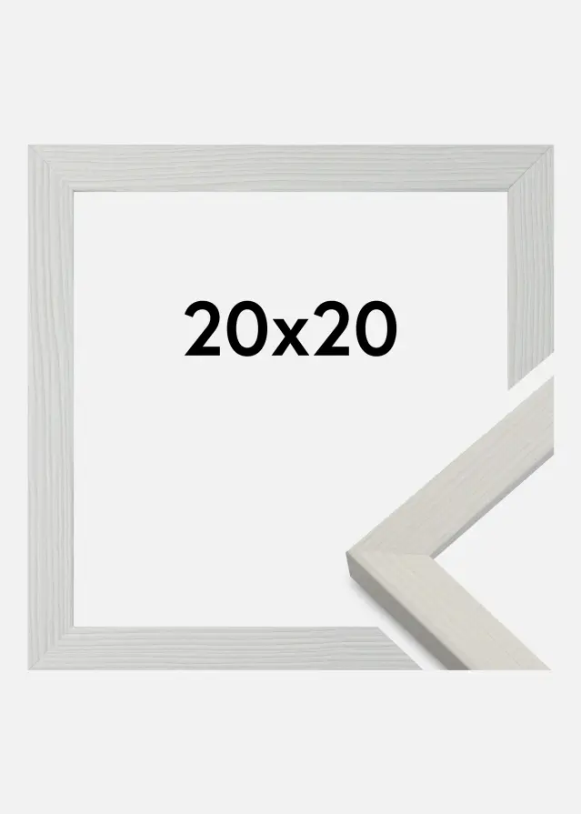 Walther Rahmen Fiorito Weiß 20x20 cm