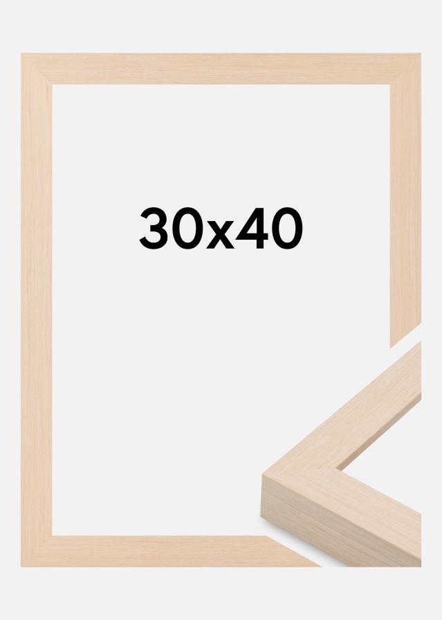 Jämtlands Ramfabrik Rahmen Cotswold Acrylglas Elfenbein 30x40 cm