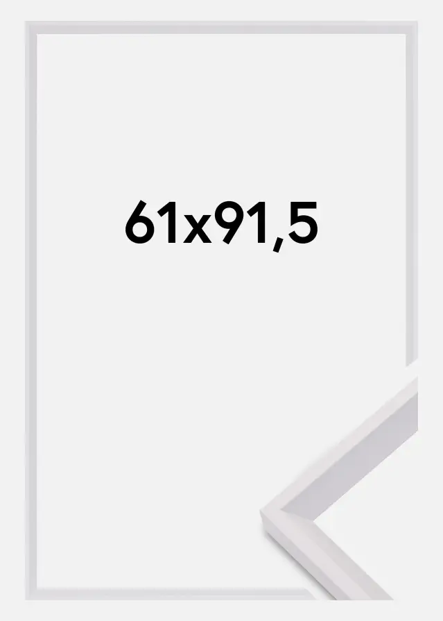 Galleri 1 Rahmen Globe Acrylglas Weiß 61x91,5 cm