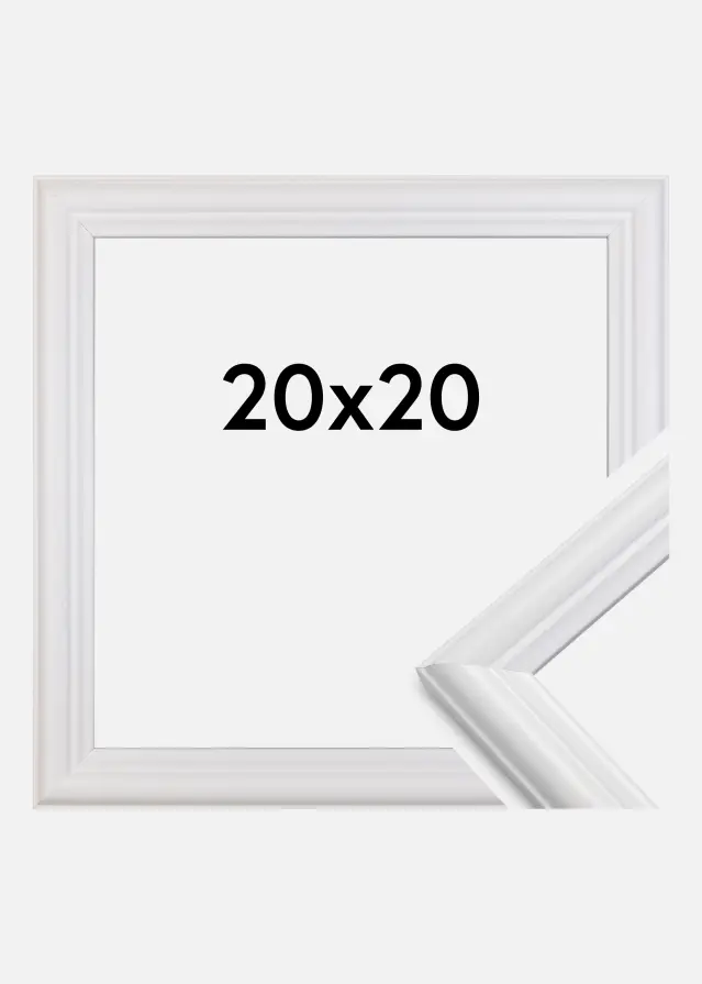 Galleri 1 Rahmen Siljan Weiß 20x20 cm